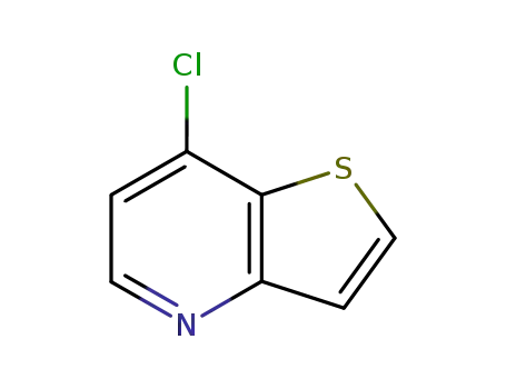 Molecular Structure of 69627-03-8 (7-Chlorothieno[3,2-b]pyridine)