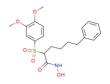 N-hydroxy-2-[(3,4-dimethoxyphenyl)sulfonyl]-6-phenylhexanamide