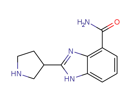 2-(pyrrolidin-3-yl)-1H-benzo[d]imidazole-4-carboxamide