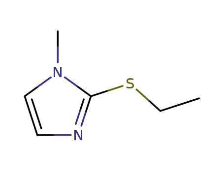 Molecular Structure of 50968-13-3 (1H-Imidazole, 2-(ethylthio)-1-methyl-)