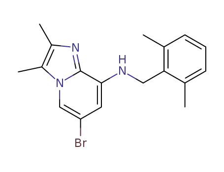 6-bromo-N-[(2,6-dimethylphenyl)methyl]-2,3-dimethylimidazo[1,2-a]pyridin-8-amine