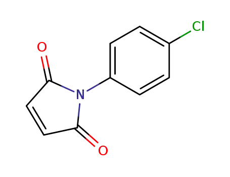 Molecular Structure of 1631-29-4 (1-(4-CHLORO-PHENYL)-PYRROLE-2,5-DIONE)
