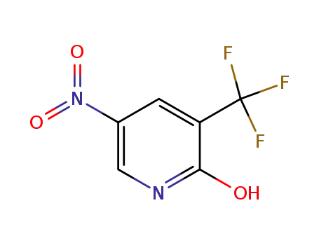 Molecular Structure of 99368-66-8 (2-HYDROXY-5-NITRO-3-(TRIFLUOROMETHYL)PYRIDINE)