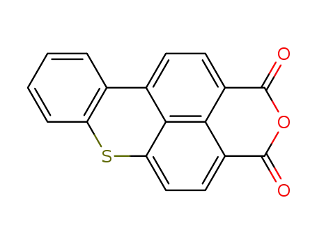 Molecular Structure of 14121-49-4 (Benzothioxanthene dicarboxylic anhydride)