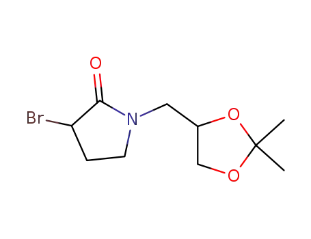 3-bromo-1-[(2,2-dimethyl-1,3-dioxolan-4-yl)methyl]pyrrolidin-2-one