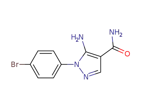 5-amino-1-(4-bromophenyl)-1H-pyrazole-4-carboxamide