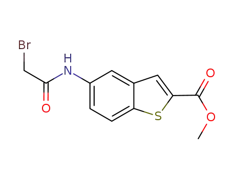 5-(2-bromo-acetylamino)-benzo[b]thiophene-2-carboxylic acid methyl ester