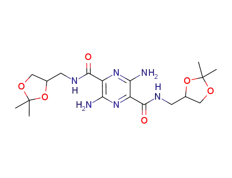 3,6-diamino-N2,N5-bis((2,2-dimethyl-1,3-dioxolan-4-yl)methyl) pyrazine-2,5-dicarboxamide