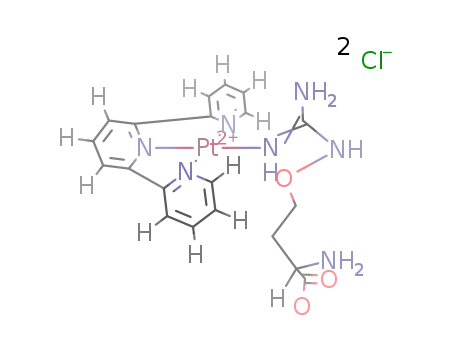 {Pt(2,2':6',2''-terpyridine)(L-canavanine)}Cl2