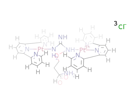 {(Pt(2,2':6',2''-terpyridine))2(L-canavanine)}Cl3