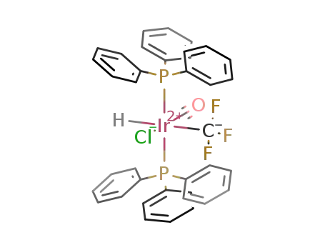 Ir(CF3)HCl(CO)[P(C6H5)3]2