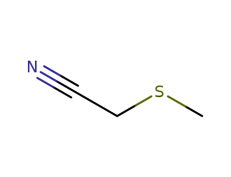 Molecular Structure of 35120-10-6 ((METHYLTHIO)ACETONITRILE)