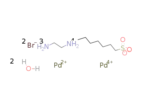 [Pd(ethylenediamine)2][PdBr2(ethylenediamine)](heptylsulfonate)4*2H2O