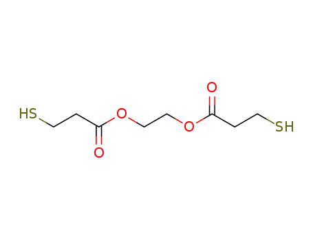 Molecular Structure of 22504-50-3 (ETHYLENE GLYCOL BIS(3-MERCAPTOPROPIONATE))
