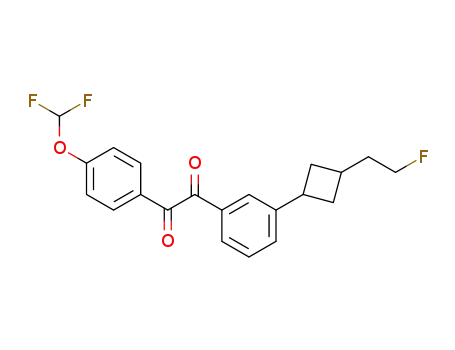 1-(4-Difluoromethoxy-phenyl)-2-{3-[3-(2-fluoro-ethyl)-cyclobutyl]-phenyl}-ethane-1,2-dione