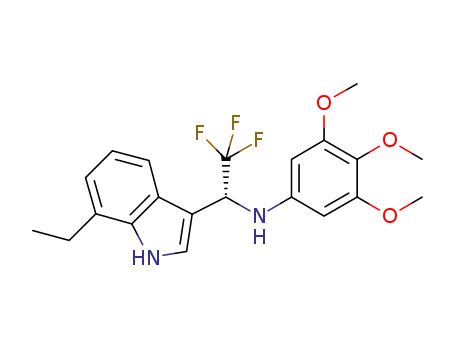 N-((R)-2,2,2-trifluoro-1-(7-ethyl-1H-indol-3-yl)ethyl)-3,4,5-trimethoxybenzenamine