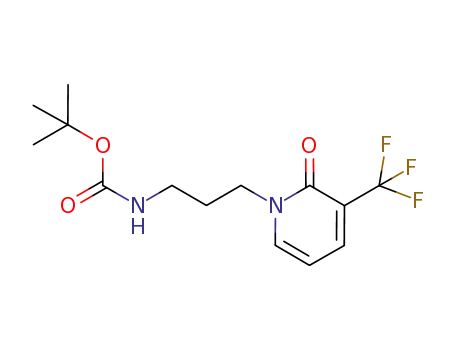 [3-(2-oxo-3-trifluoromethyl-2H-pyridin-1-yl)-propyl]-carbamic acid tert-butyl ester