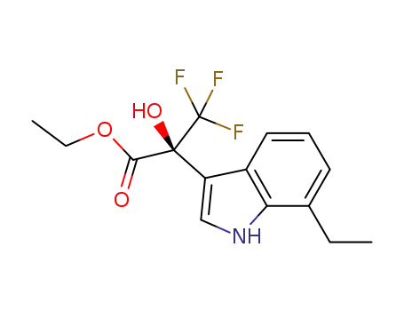 3,3,3-trifluoro-2-hydroxy-2-(7-ethyl-1H-indol-3-yl)-propionic acid ethyl ester