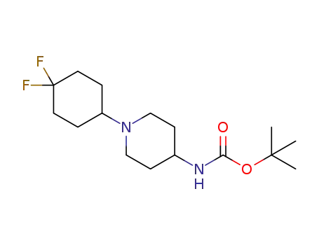 tert-butyl (1-(4,4-difluorocyclohexyl)piperidin-4-yl)carbamate