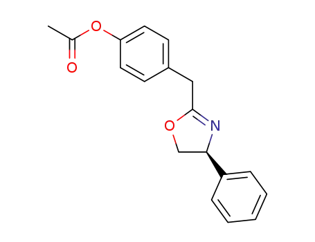 4-(((S)-4,5-dihydro-4-phenyloxazol-2-yl)methyl)phenyl acetate