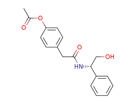 4-(((S)-2-hydroxy-1-phenylethylcarbamoyl)methyl)phenyl acetate