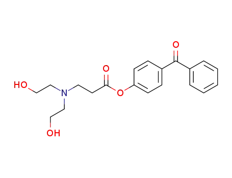 3-[bis(2-hydroxyethyl)amino]-propionic acid 4-benzoylphenyl ester
