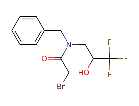 2-bromo-N-(phenylmethyl)-N-(3,3,3-trifluoro-2-hydroxypropyl)-acetamide