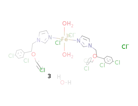 [Fe(III)Cl2(miconazol)2(water)2]Cl*3water