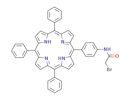 5-(4α-bromoacetylamidophenyl)-10,15,20-triphenylporphyrin