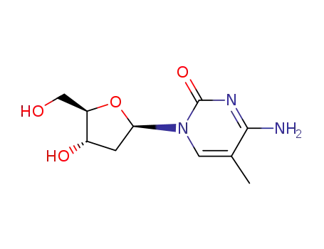 Molecular Structure of 838-07-3 (5-Methyl-2'-deoxycytidine)