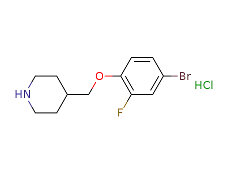 4-((4-bromo-2-fluorophenoxy)methyl)piperidine hydrochloride