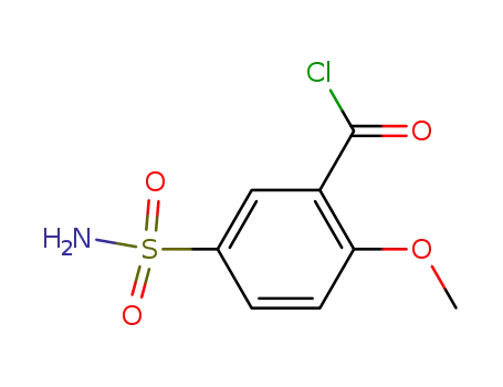 2-methoxy-5-sulphamoyl-benzoyl chloride