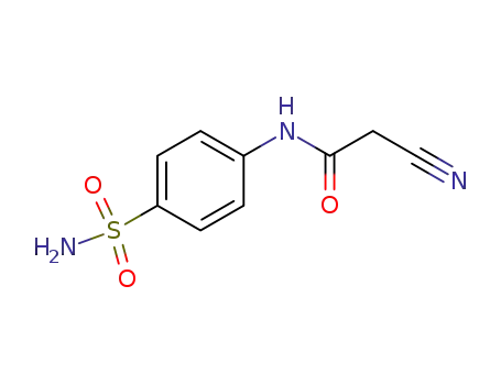 Molecular Structure of 32933-40-7 (2-CYANO-N-(4-SULFAMOYL-PHENYL)-ACETAMIDE)
