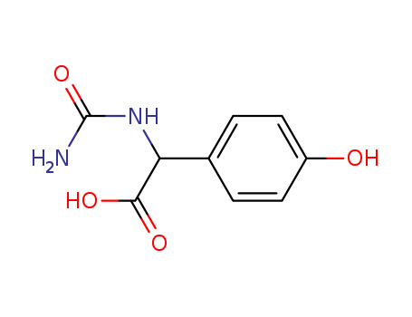 Benzeneacetic acid, α-[(aminocarbonyl)amino]-4-hydroxy-