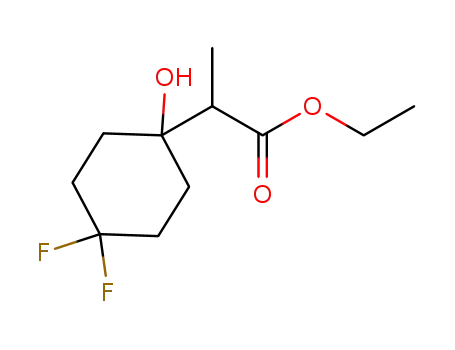 ethyl 2-(4,4-difluoro-1-hydroxycyclohexyl)propanoate