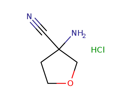 3-aminotetrahydrofuran-3-carbonitrile hydrochloride