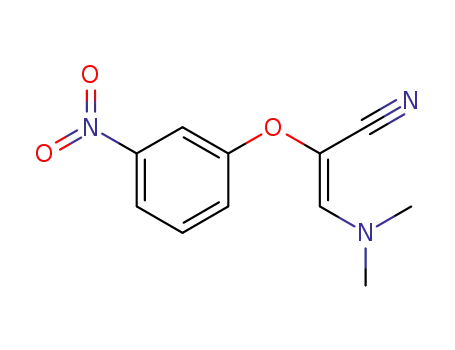 (E)-3-(dimethylamino)-2-(3-nitrophenoxy)prop-2-enenitrile