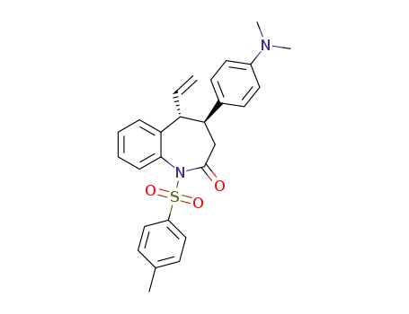 (4S,5R)-4-(4-(dimethylamino)phenyl)-1-tosyl-5-vinyl-4,5-dihydro-1H-benzo[b]azepin-2(3H)-one
