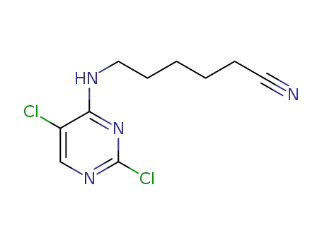 6-(2,5-dichloropyrimidin-4-ylamino)hexanenitrile