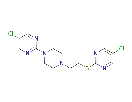 5-chloro-2-(4-{2-[(5-chloropyrimidin-2-yl)sulfanyl]ethyl}piperazin-1-yl)pyrimidine