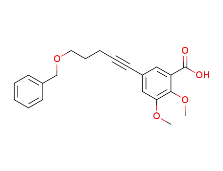5-(5-benzyloxypentynyl)-2,3-dimethoxybenzoic acid