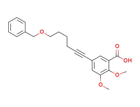 5-(6-benzyloxyhexynyl)-2,3-dimethoxybenzoic acid