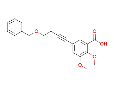 4-(4-benzyloxybutynyl)-2,3-dimethoxybenzoic acid
