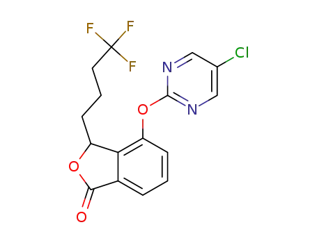 4-[(5-chloro-2-pyrimidinyl)oxy]-3-(4,4,4-trifluorobutyl)-1(3H)-isobenzofuranone
