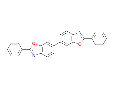 Molecular Structure of 1724-54-5 (6,6'-Bibenzoxazole, 2,2'-diphenyl-)