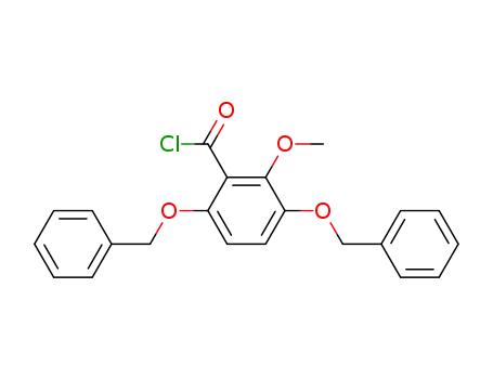 3,6-Bis-benzyloxy-2-methoxy-benzoyl chloride