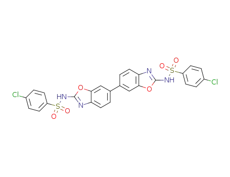 2,2'-bis(4-chlorophenylsulfonylamino)-6,6'-bibenzoxazole