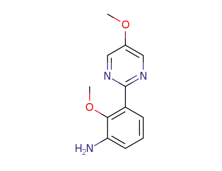 2-methoxy-3-(5-methoxypyrimidin-2-yl)aniline