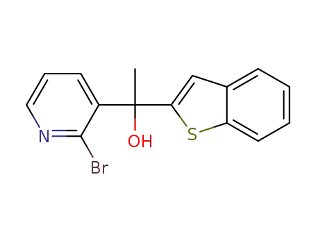 1-(2-bromopyridin-3-yl)-1-(benzo[b]thiophen-2-yl)-ethan-1-ol