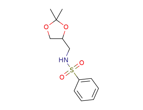 N-(2,2-dimethyl-1,3-dioxolan-4-ylmethyl)benzenesulfonamide